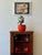 Brown Antique Pine Display Case For Sale - Image 8 of 11