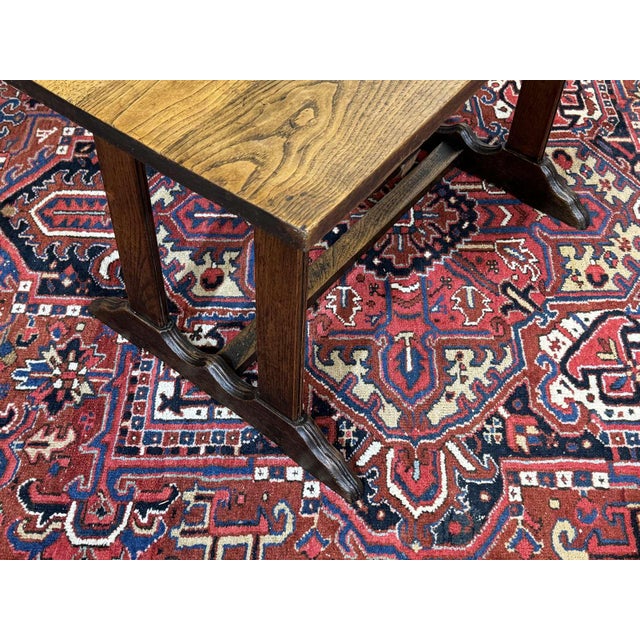 Chestnut Bistro Table, 1950s For Sale - Image 3 of 13