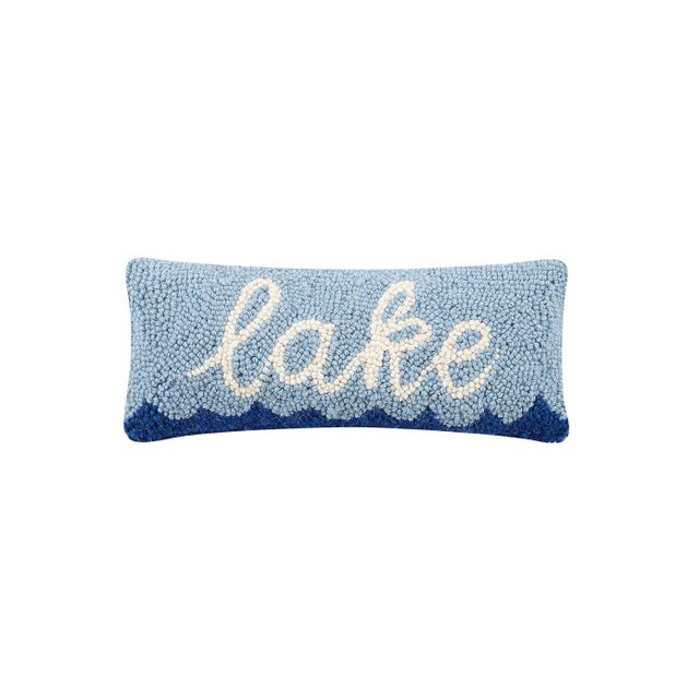 Lake Hook Pillow, 12" x 5" For Sale - Image 4 of 4