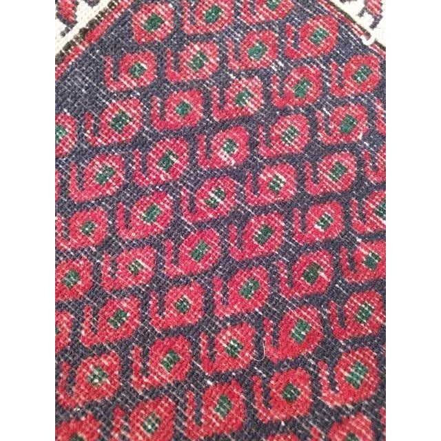 Textile 1970's Afshar Rug, 5'9" X 9' For Sale - Image 7 of 9