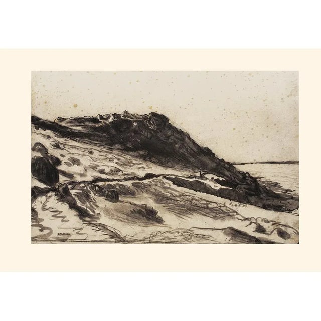 1959 After Jean-François Millet "Seaside at Greville", Large Boho Chic First Edition Lithograph For Sale - Image 9 of 9