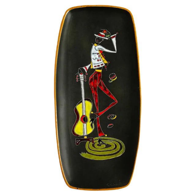 Wall Plate by Giovanni Girardi, 1950s For Sale