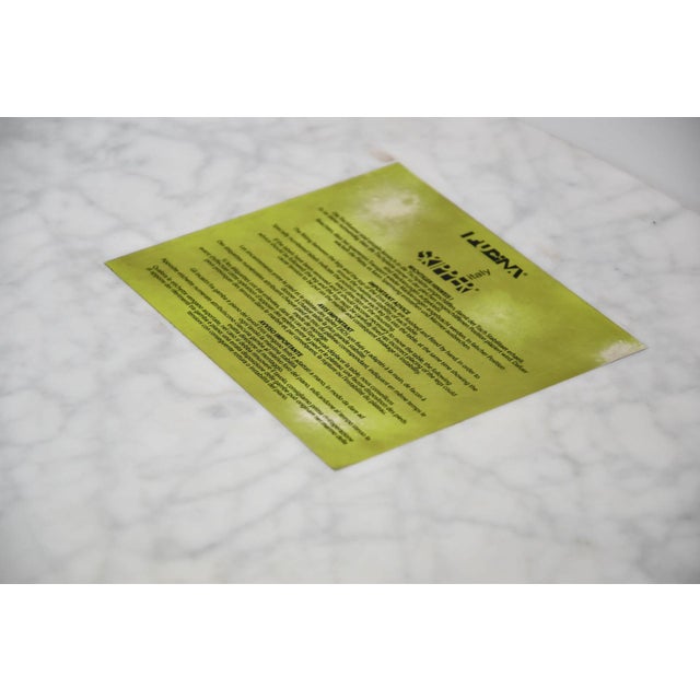 Carrara Marble Side Tables by Angelo Mangiarotti for Skipper, 1975, Set of 2 For Sale - Image 10 of 11