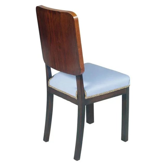 The chair was belonging to a piece of furniture from the Varedo Atelier1930s Art Deco Italian robust side chairs in...