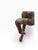 Wood Grand 38" Vintage Rajasthani Hand-Carved Wooden Horse With Hammered Brass & Copper Cladding For Sale - Image 7 of 11