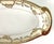 Nippon-porcelain, long oval porcelain platter White center, with a very pale yellow border-meticulously hand painted...