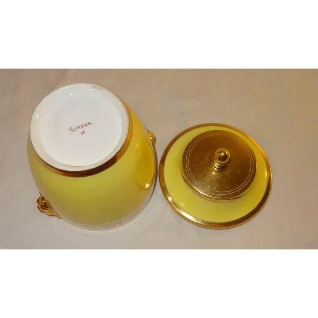 1800s French Empire Porcelain Covered Urn For Sale - Image 9 of 11