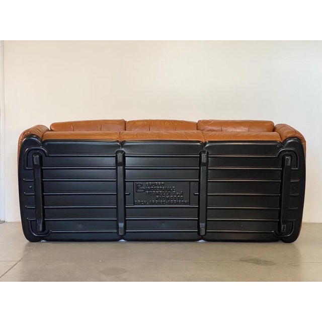 Piumotto Model Leather Sofa by Arrigo Arrigoni for Busnelli, 1970s For Sale - Image 14 of 18