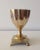 Mid-Century Modern Vintage Indian Brass Footed Chalice For Sale - Image 3 of 7