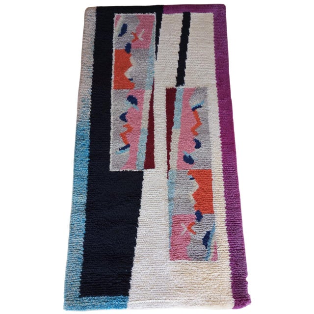 Vintage Italian Razionalismi Rug, 1990s For Sale - Image 15 of 15
