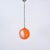 Orange Murano Glass Eclipse Pendant attributed to Carlo Nason for Mazzega, Italy, 1960s For Sale - Image 14 of 15