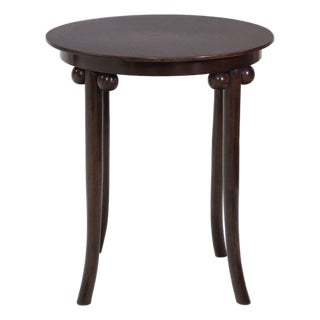 Secessionist Bentwood Side Table by Josef Hoffmann, 1900s For Sale