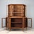 Italian Cupboard in Walnut and Glass For Sale - Image 3 of 11