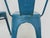Blue Vintage Tolix Chairs in Blue Metal by Xavier Pauchard, 1970s, Set of 2 For Sale - Image 8 of 10