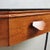 Wall-Mounted Console Table with Drawer in Mahogany and Black Glass, 1960s For Sale - Image 6 of 8