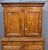 Wood Antique French Elm Deux Corps Buffet Cabinet With Inlay and Fitted Interior For Sale - Image 7 of 18