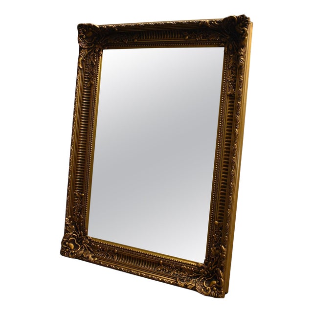 Vintage Ornate Gilt Mirror, 1960 For Sale