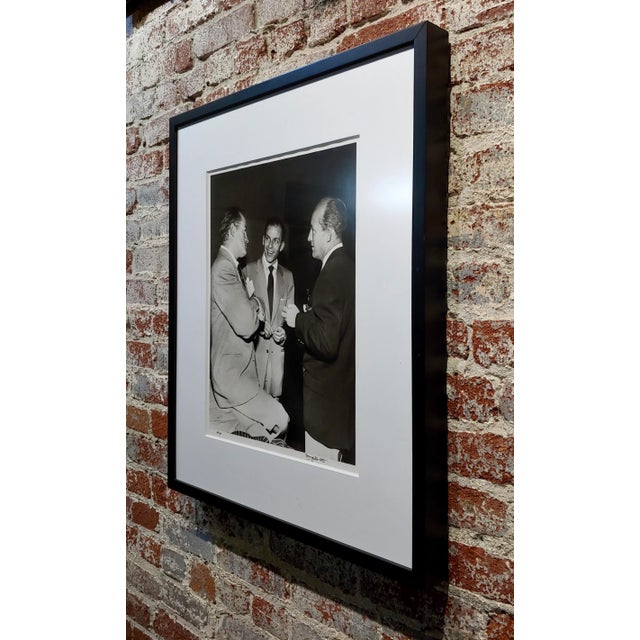 Wood Frank Sinatra Bob Hope & Bing Crosby 1949 Signed Photograph by Murray Garrett For Sale - Image 7 of 8