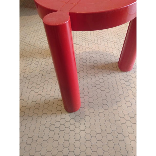 Stools in Red and Black from Kartell, Set of 5 For Sale - Image 9 of 13