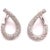 2010s 14 Karat White Gold Latch Back Earrings With .50 Total Diamond Weight For Sale - Image 5 of 12