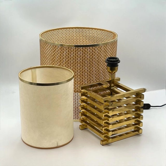 Metal Large Spiga Lamp in Brass by Enrico Tronconi for Tronconi, 1960s For Sale - Image 7 of 12