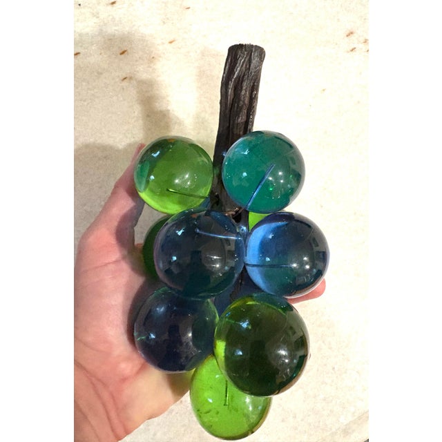 Mid Century Modern Lucite Grape Cluster. For Sale - Image 4 of 4