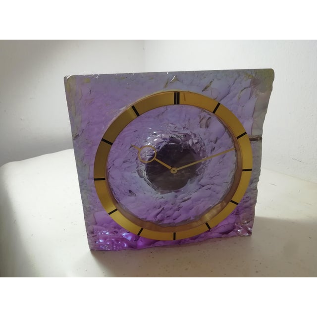1960s 8-Day Power Reserve Table Clock from Jaeger-Lecoultre, Switzerland, 1960s For Sale - Image 5 of 12