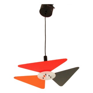 Vintage Postmodern Colourful Pendant Light, 1990s. For Sale