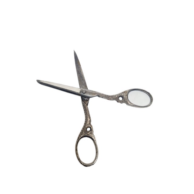 1920s Art Nouveau Danish Scissors for Grapes, 1920s For Sale - Image 5 of 8