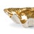 A large clam shell with gold interior works as a decorative bowl with beachy charm. Position on an entryway table or...