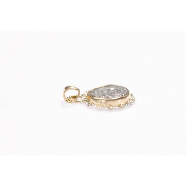 Metal Ar Hemidrachm (Coin) Pendant From 4th C. b.c. For Sale - Image 7 of 10
