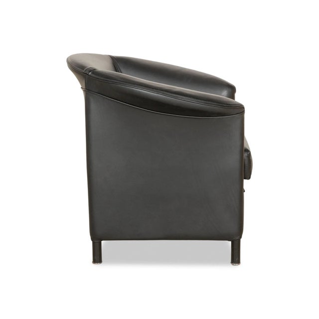 Aura Leather Chair by Paolo Piva for Wittmann For Sale - Image 6 of 10