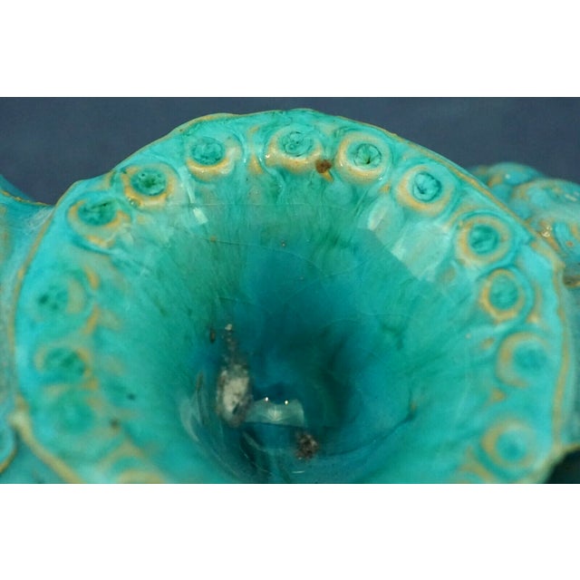 20th Century Majolica Bird Sculpture Candleholders from Domenico Matteucci, Italy, 1940s, Set of 2 For Sale - Image 15 of 18