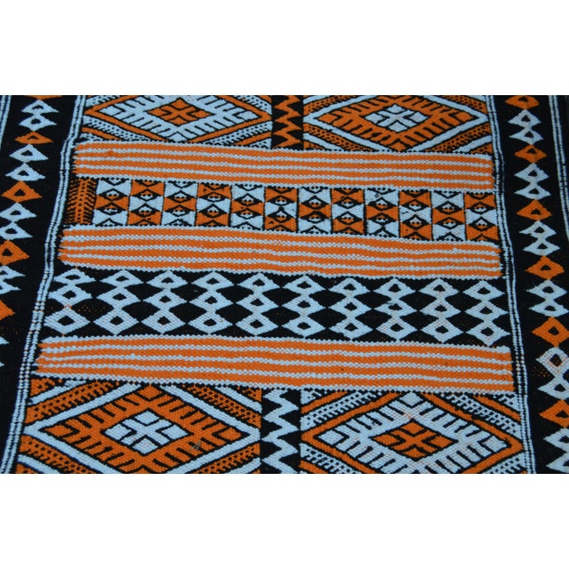 Late 20th Century Moroccan Runner, 4'6'' X 1'10'' For Sale - Image 4 of 5