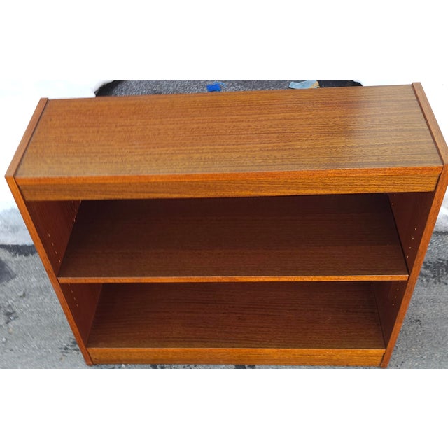 Late 20th Century Danish Modern Low Bookshelf For Sale - Image 9 of 11