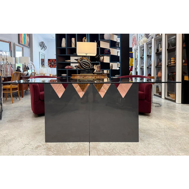 Late 20th Century Post Modern Memphis Style Dining Table For Sale In Miami - Image 6 of 8