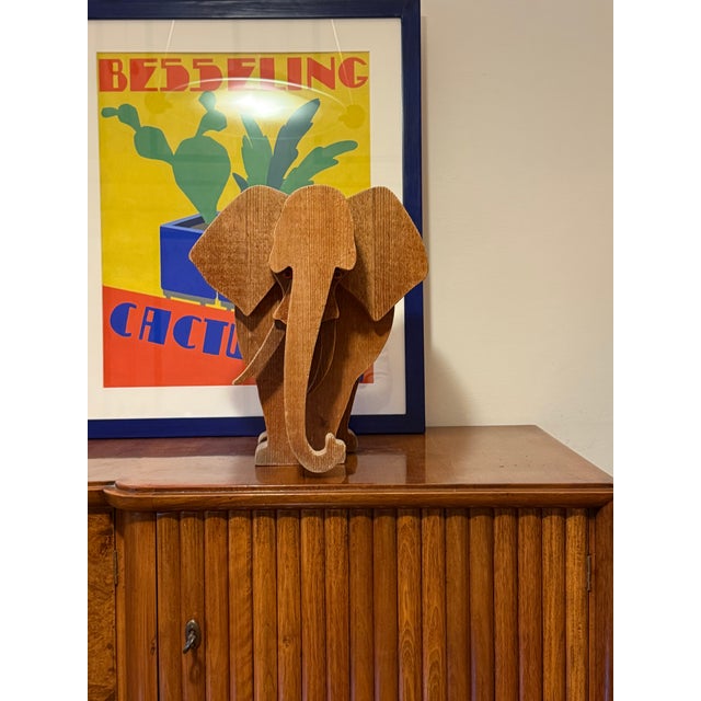 Bottega Michelangeli, Elephant Wood Sculpture, Orvieto Italy 1970s For Sale - Image 17 of 17