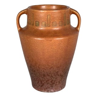 Roseville Windsor Vase 546-6: Art Deco Pottery, c. 1930s For Sale