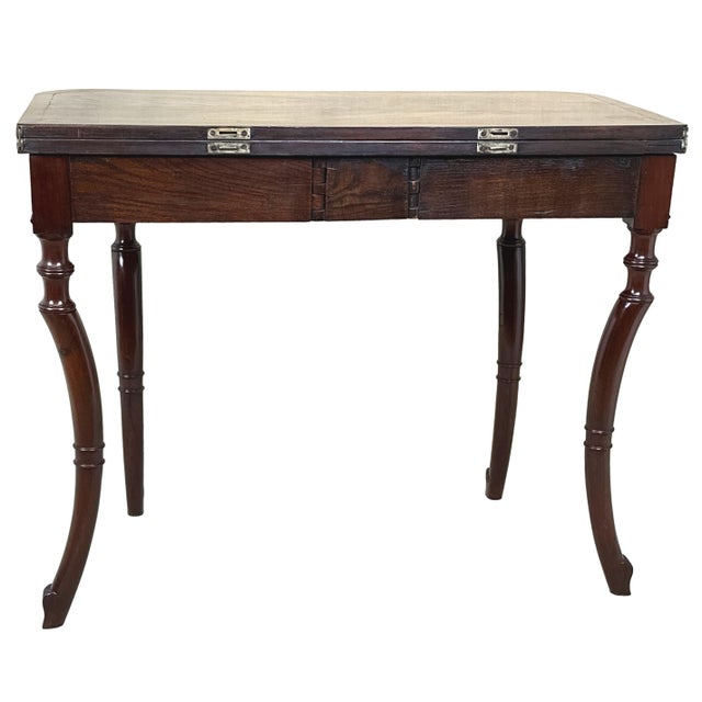 19th Century Regency Mahogany Tea Table, 1820 For Sale - Image 5 of 14