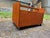 Mid-Century Modern Teak Rolling Magazine and Record Rack Bruksbo. For Sale - Image 4 of 17