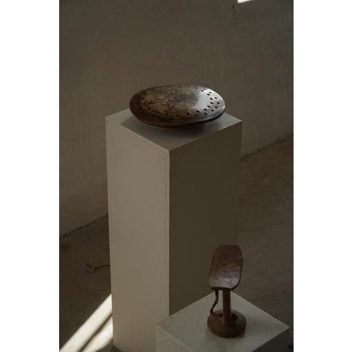 Mid-Century Danish Organic Sculptural Ceramic Wall Sconce, 1970s For Sale - Image 12 of 18