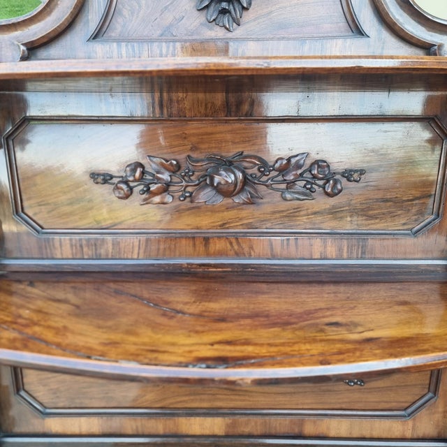 Brown Bolognese Walnut Shelves, 1850s, Set of 2 For Sale - Image 8 of 13
