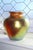 C1910 Frederick Carder Era Steuben Glassworks Large Gold Aurene Art Glass Vase For Sale - Image 11 of 12
