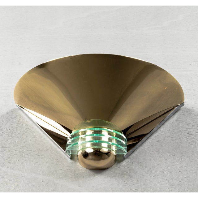 Aqua German 8899/01 Wall Light by Simon & Schelle for Hustadt Leuchten, 1980s For Sale - Image 8 of 10