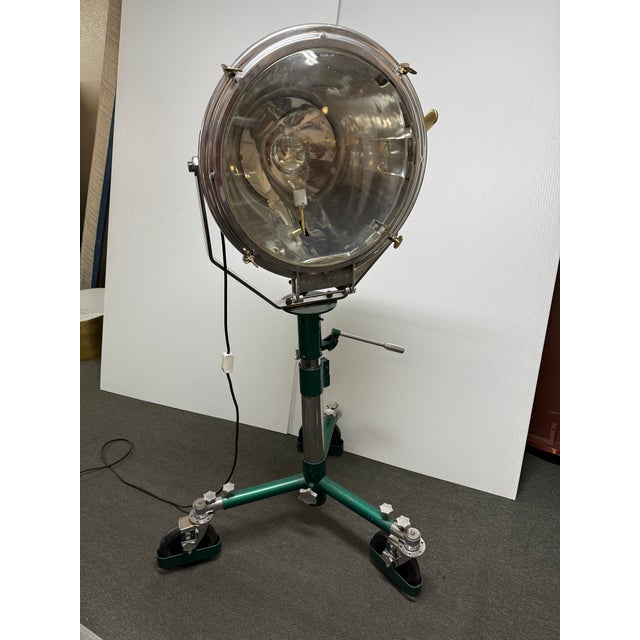 Design Plus Gallery presents an Industrial Rolling + Adjusting Flood Light from Crouse-Hinds. A rare specialty, this...