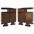 Mid 20th Century Art Deco Nightstands With Ebonized Base, A Pair For Sale - Image 15 of 18