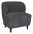 NOIR Laffont Chair with Grey Fabric For Sale