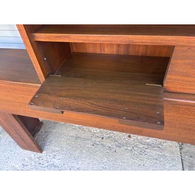 Cavalier Cavalier Queen Size Headboard, Walnut, Mid-20th Century, 1958, USA For Sale - Image 4 of 11