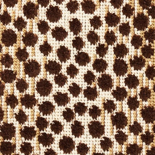 Linen velvet "spots" on an ombr√© Cotton √©pingl√© ground give this animal-inspired design a rich texture. Nakuru Linen...