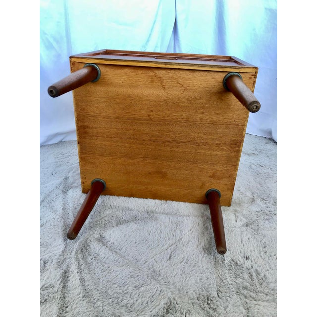 1960s In Style of Arne Vodder Odense Danish Teak Nightstand For Sale - Image 9 of 9